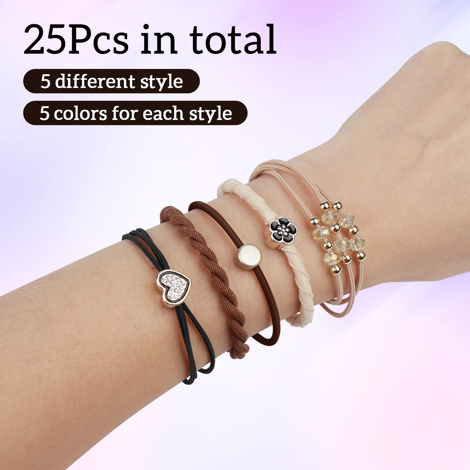 Bandes YONOY bohème, 5 styles et couleurs assorties.