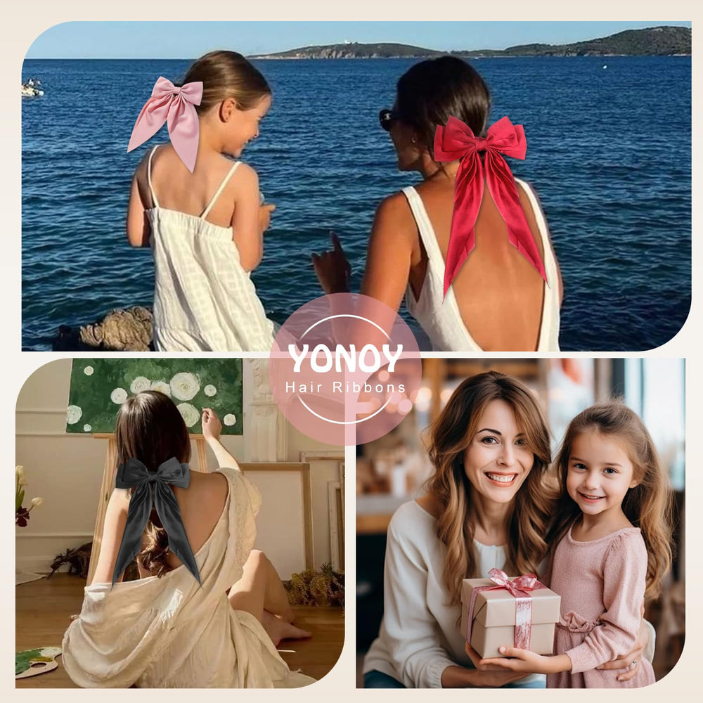 YONOY barrette française design, fixation fiable sans tirer les cheveux.