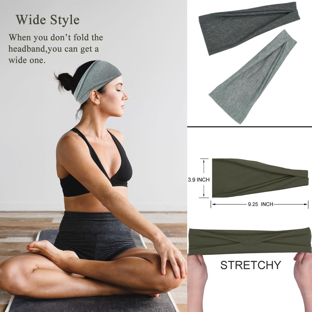 Yonuf bandeau couleur 4 idéal pour la course et les séances d'exercice.