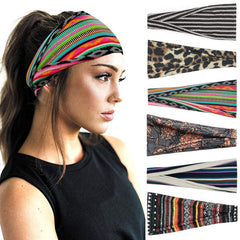 Bandeaux boho YONUF pour femmes ensemble de 6, parfaits pour assortir vos tenues et activités sportives
