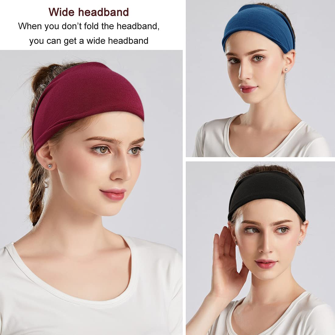 Bandeaux YONUF, six coloris pour assortir vos tenues quotidiennes.