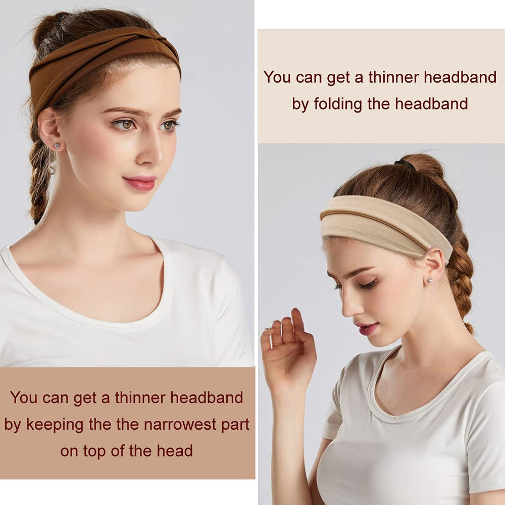 Bandeaux YONUF, pliables pour ajuster la largeur selon votre coiffure.