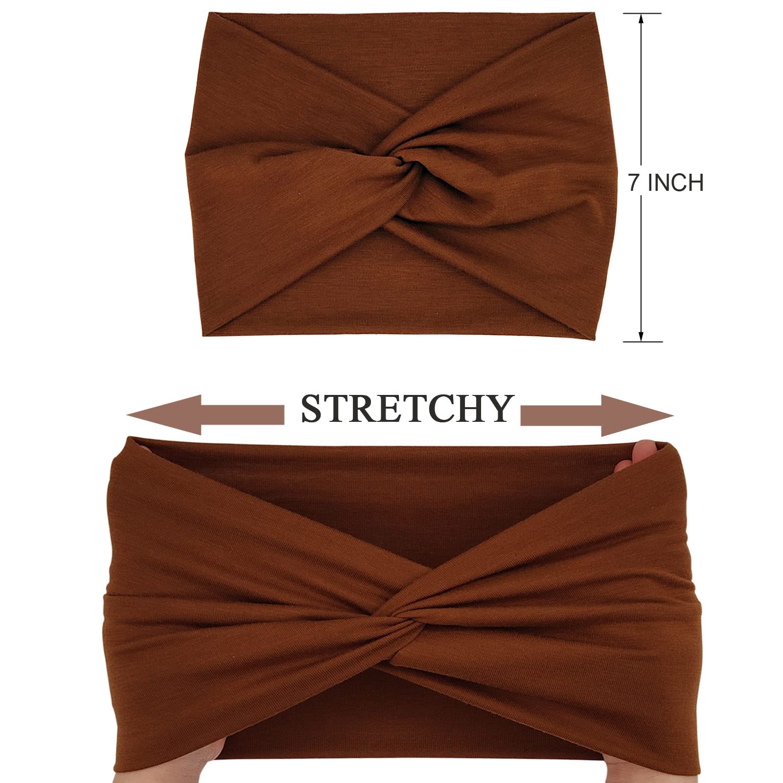 Bandeau YONUF idéal pour yoga, course ou randonnée, reste en place sans serrer.
