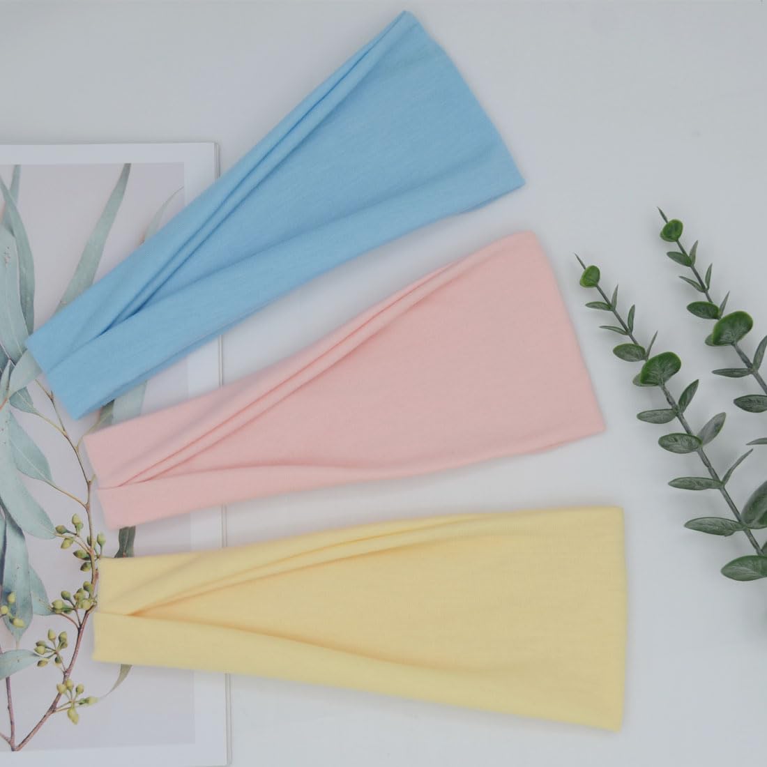 Bandes YONUF absorbent la sueur pendant course et yoga.
