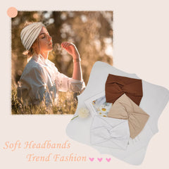 Bandeau YONUF, styles variés: porté dessus ou à l'arrière, changement de look.