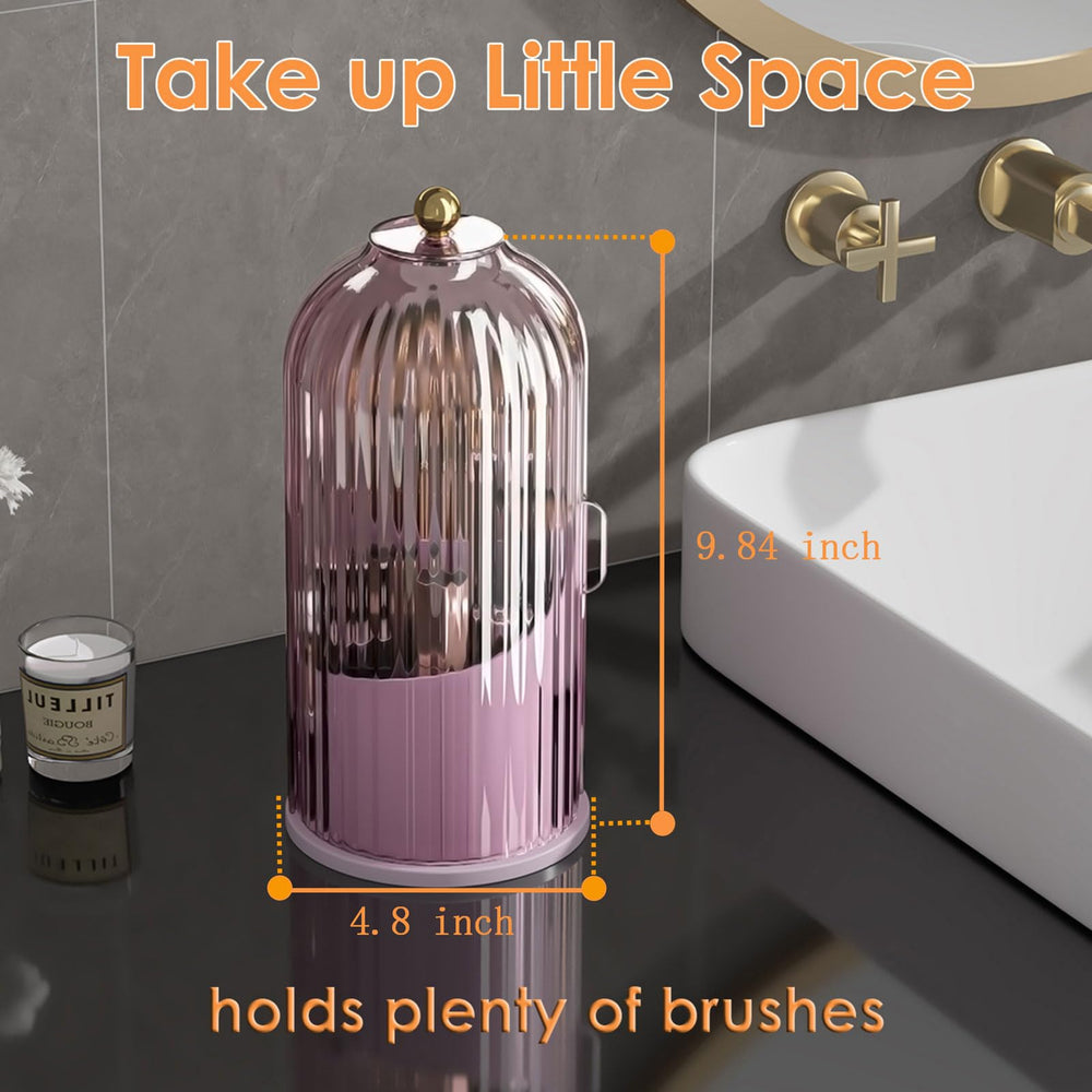 Organisation maquillage rose YOOLENS sur la coiffeuse, style et fonctionnalité.