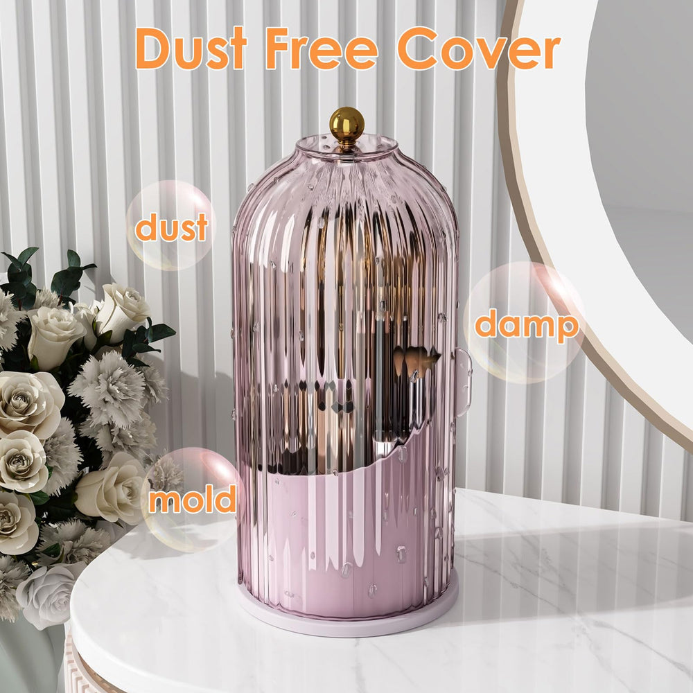 Porte-pinceaux compact YOOLENS, gain d’espace idéal sur vanity ou coiffeuse.