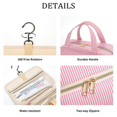 YOOLIFE sac toilette legere et durable, parfait pour les escapades scolaires.