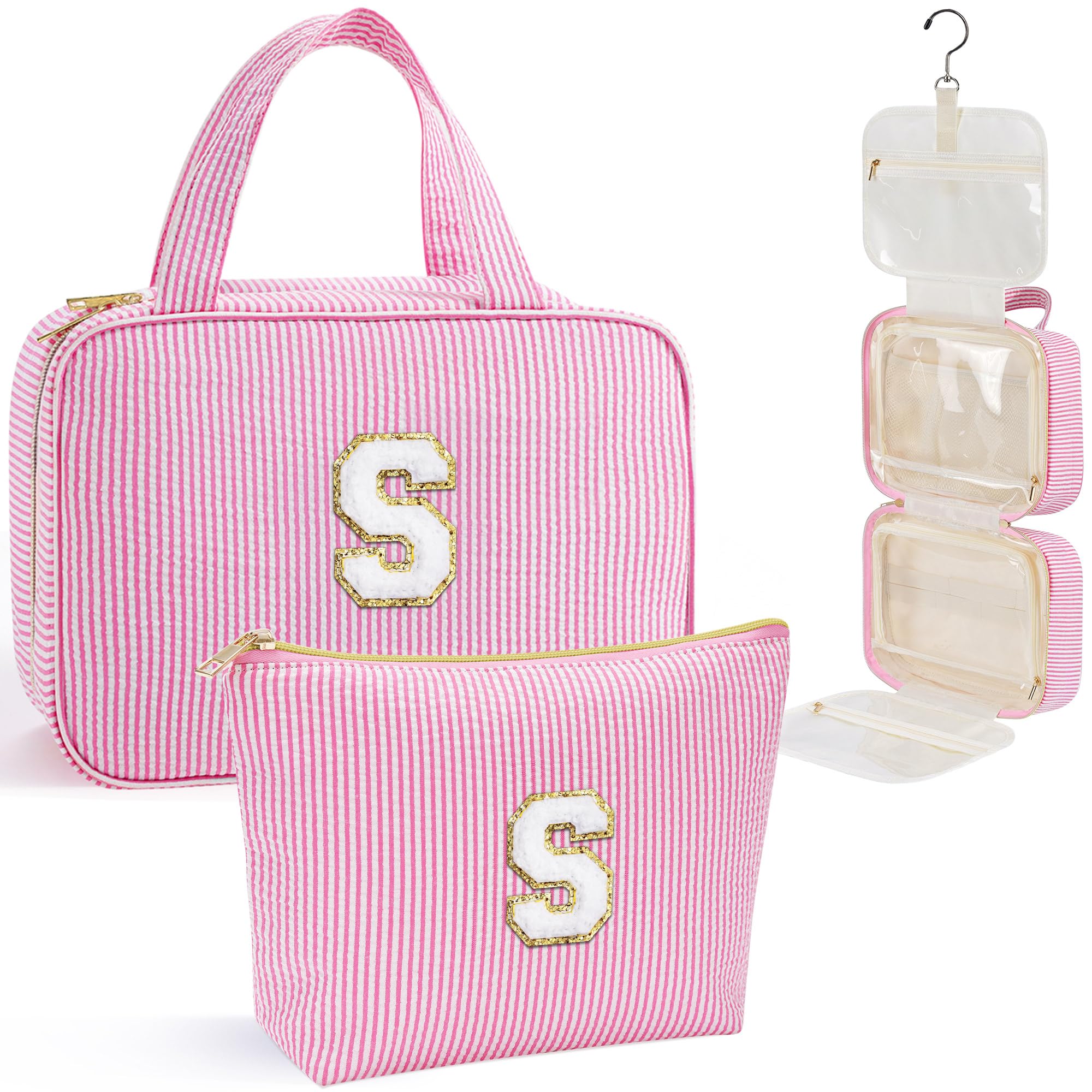 YOOLIFE sac de toilette pendulaire avec grande capacité pour tous vos essentiels de voyage.