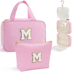 YOOLIFE trousse toilette pendue rose, pratique et organisée en voyage