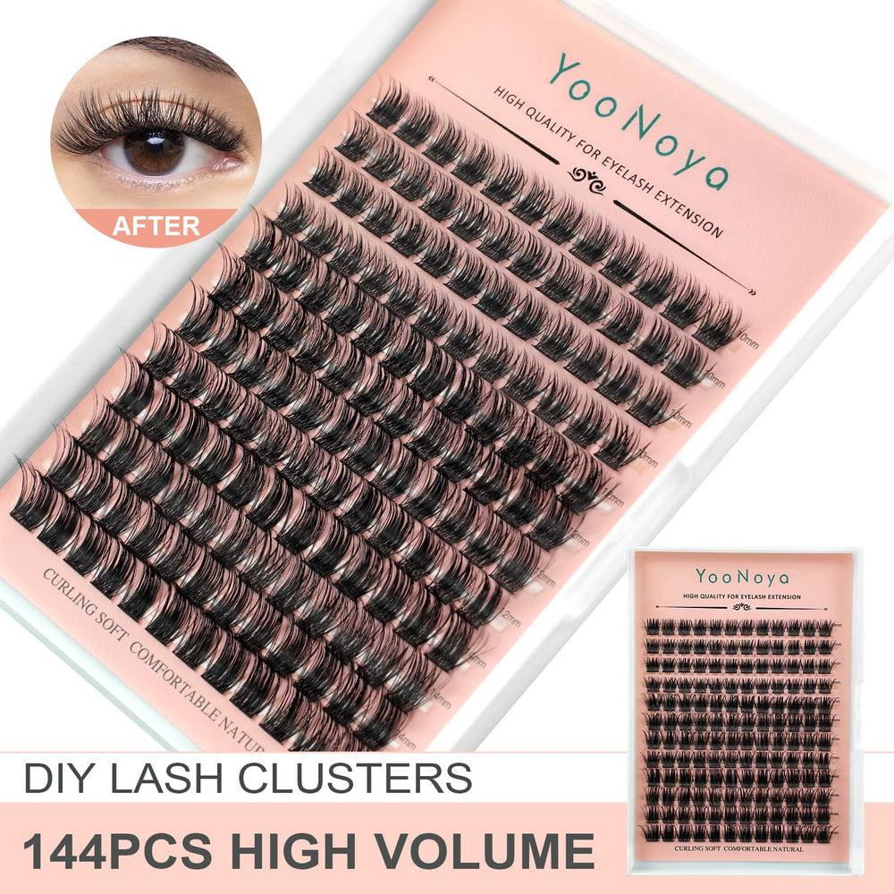 YOONOYA grappes cils avec courbure D, regard plus ouvert et glamour.