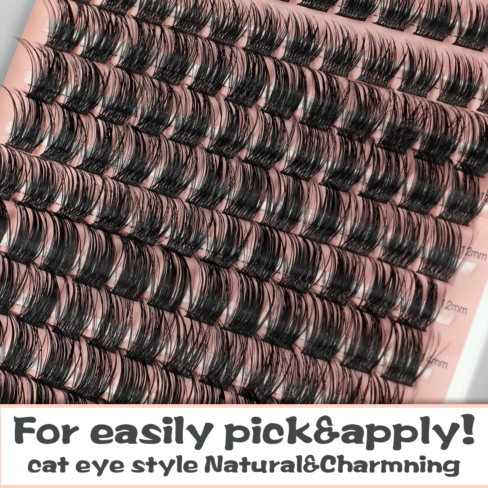 YOONOYA grappes cils style volume, pour un effet plus dense.