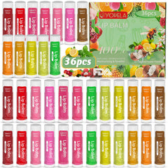Baume lèvres Yopela – coffret 36, hydratation durable et pratique