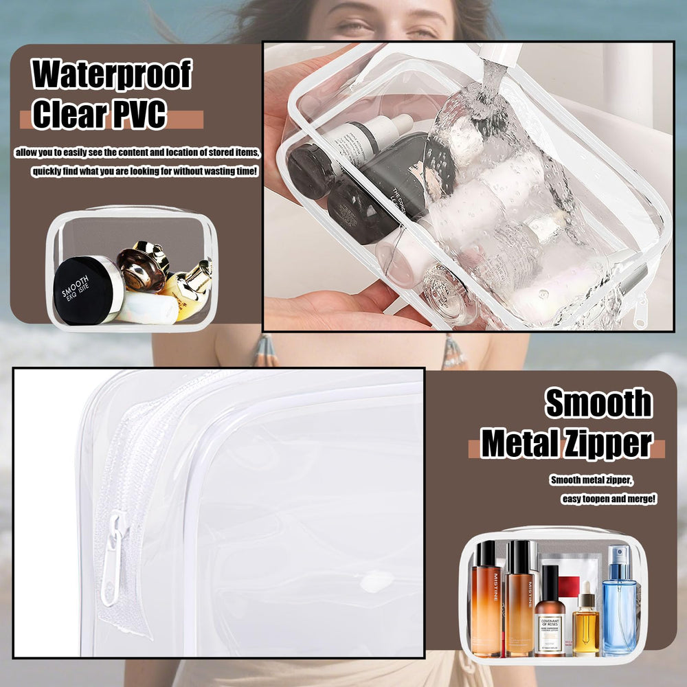 YOQIVEXU organisateur voyage transparent étanche garde l'ordre dans la valise.