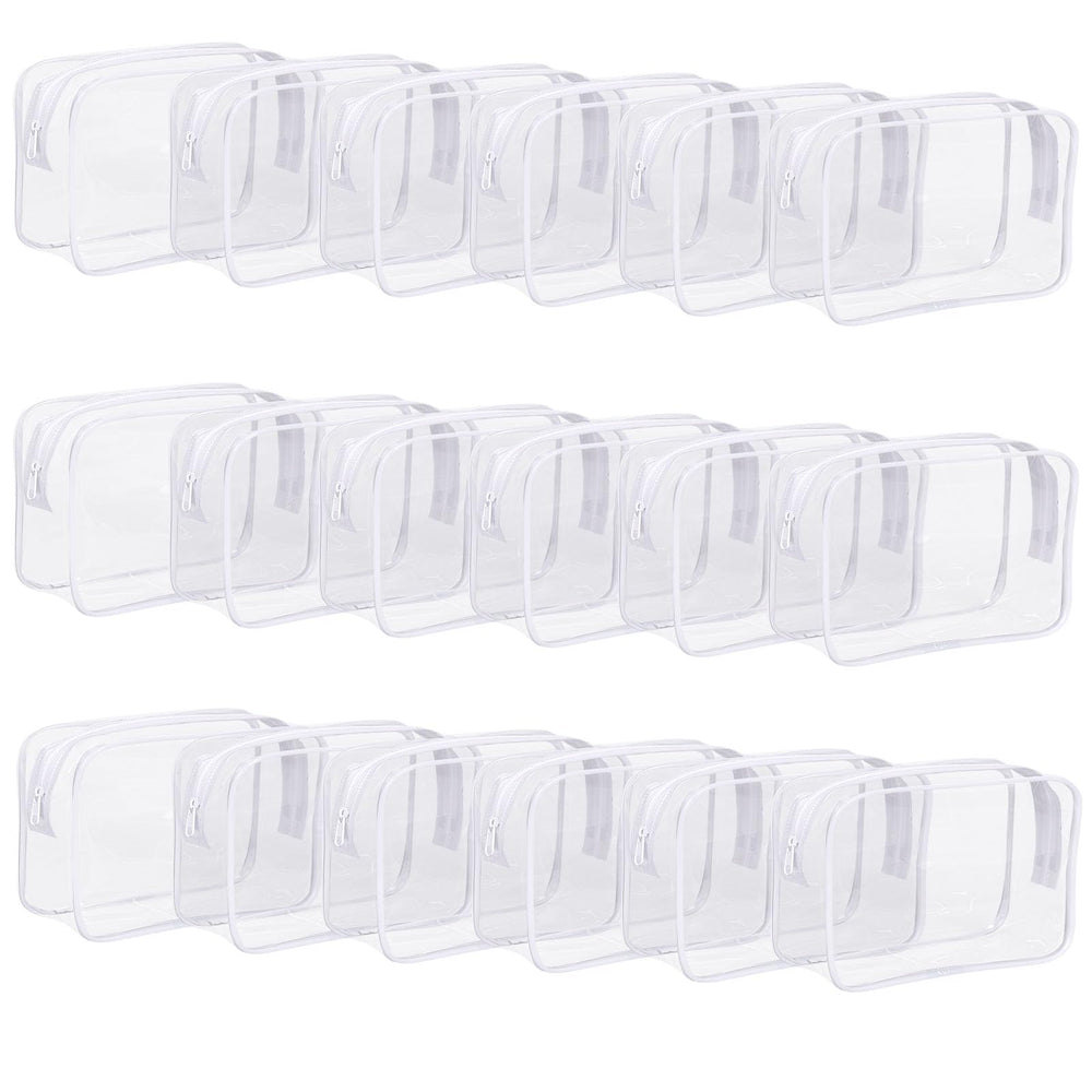 YOQIVEXU sac cosmétique transparent pour voyage, rangement facile et passage rapide au contrôle.