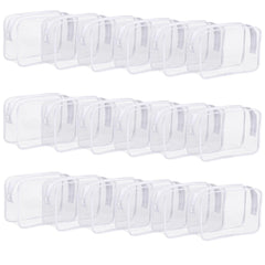 YOQIVEXU sac cosmétique transparent pour voyage, rangement facile et passage rapide au contrôle.