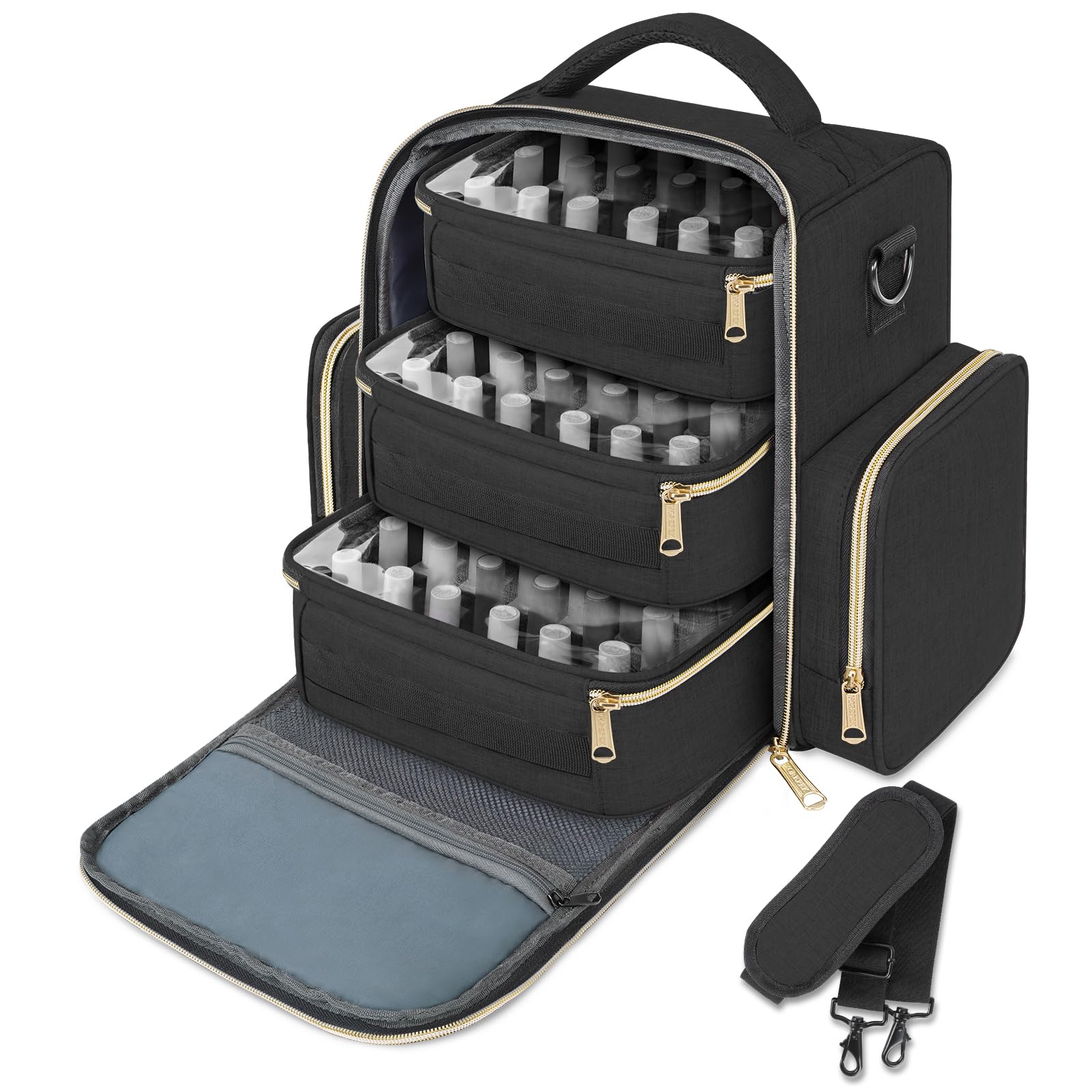Organiseur YOREPEK pour vernis avec 72 bouteilles visibles et rangement clair
