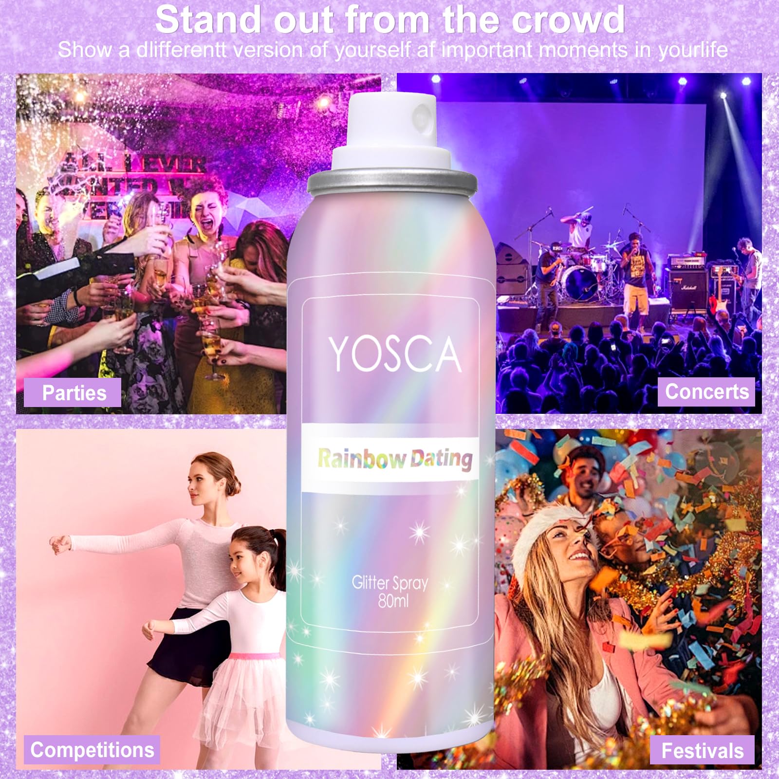Yosca application rapide, spray précis à 20-30 cm.