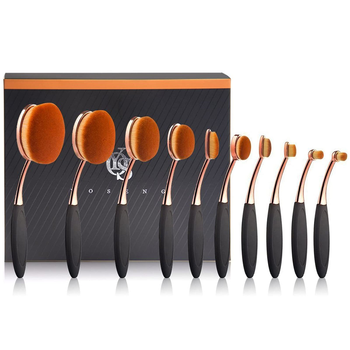 Pinceaux Yoseng ensemble-maquillage dix pièces, précision parfaite pour un teint homogène.