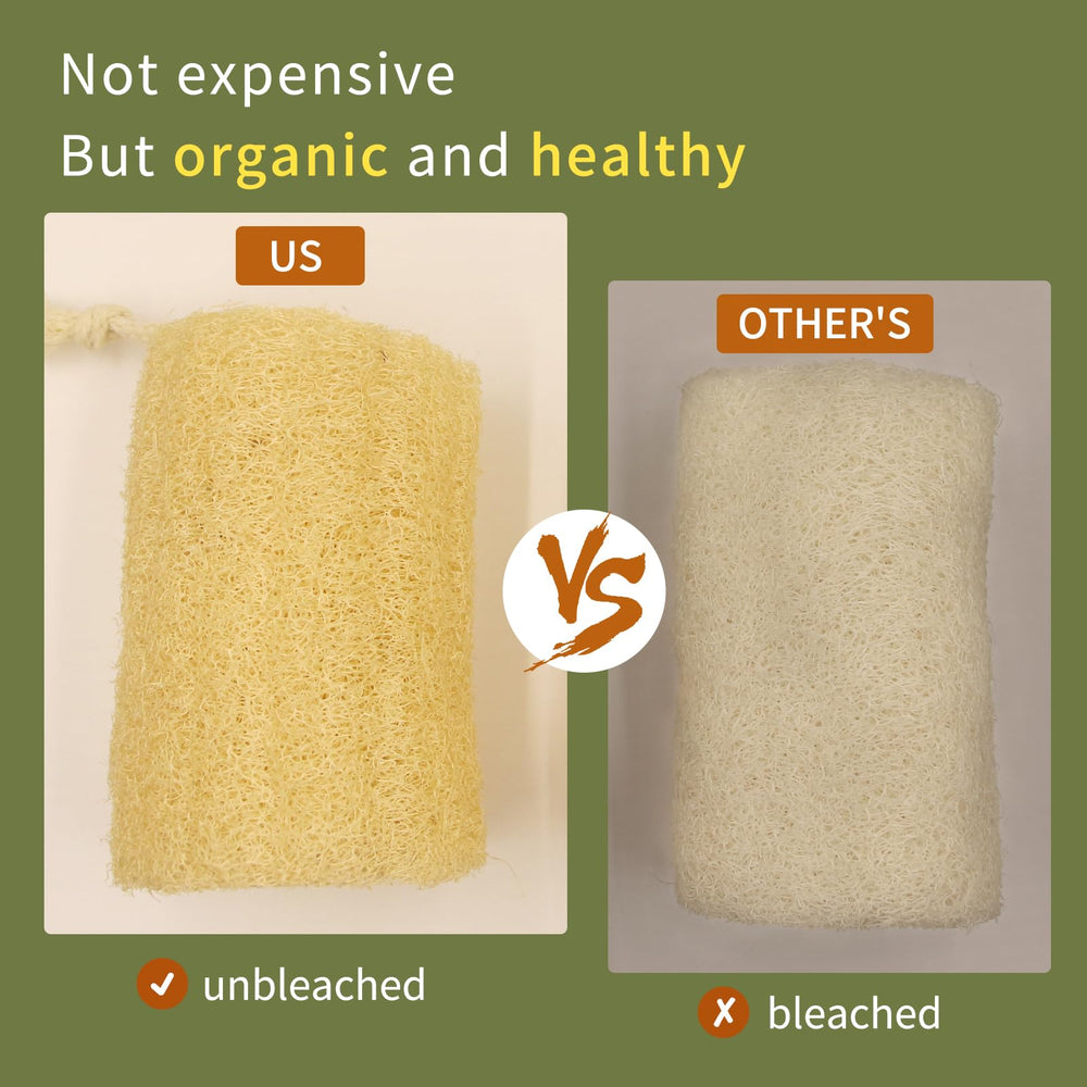 Texture naturelle de la loofah YOTDHUO, sensation agréable sur la peau.