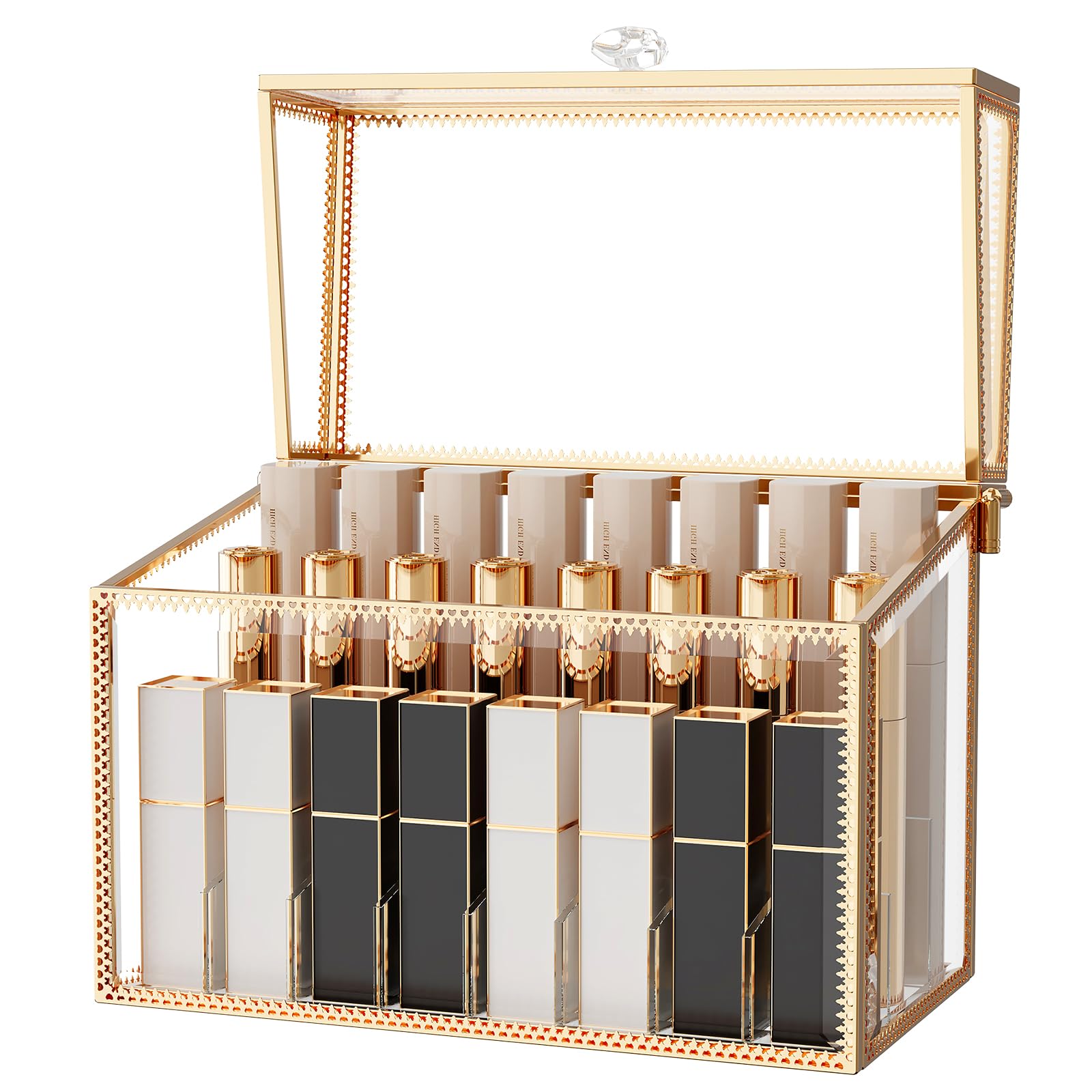 Youdepot Organisateur rouge à lèvres et parfums, rangement élégant pour vanity.