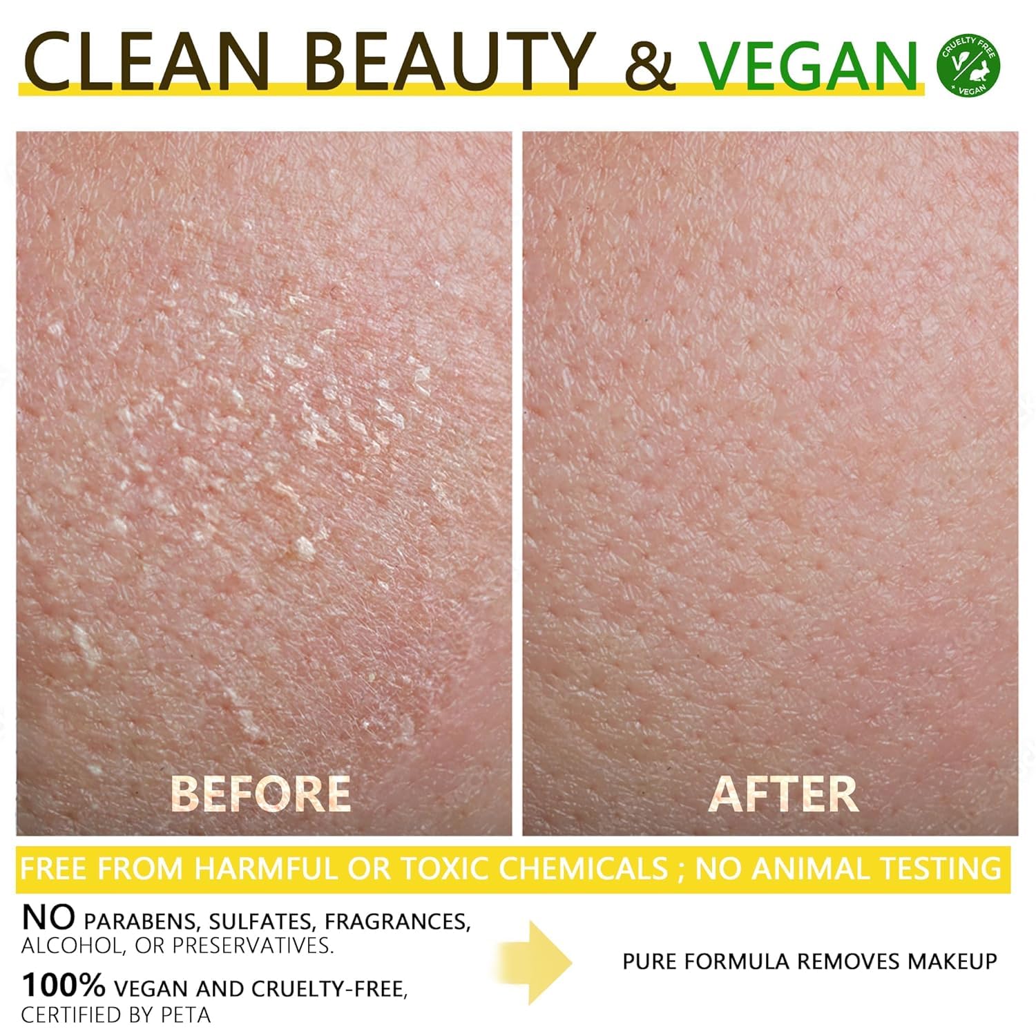 Texture douce et hydratante YOUFE procure du confort lors du démaquillage.