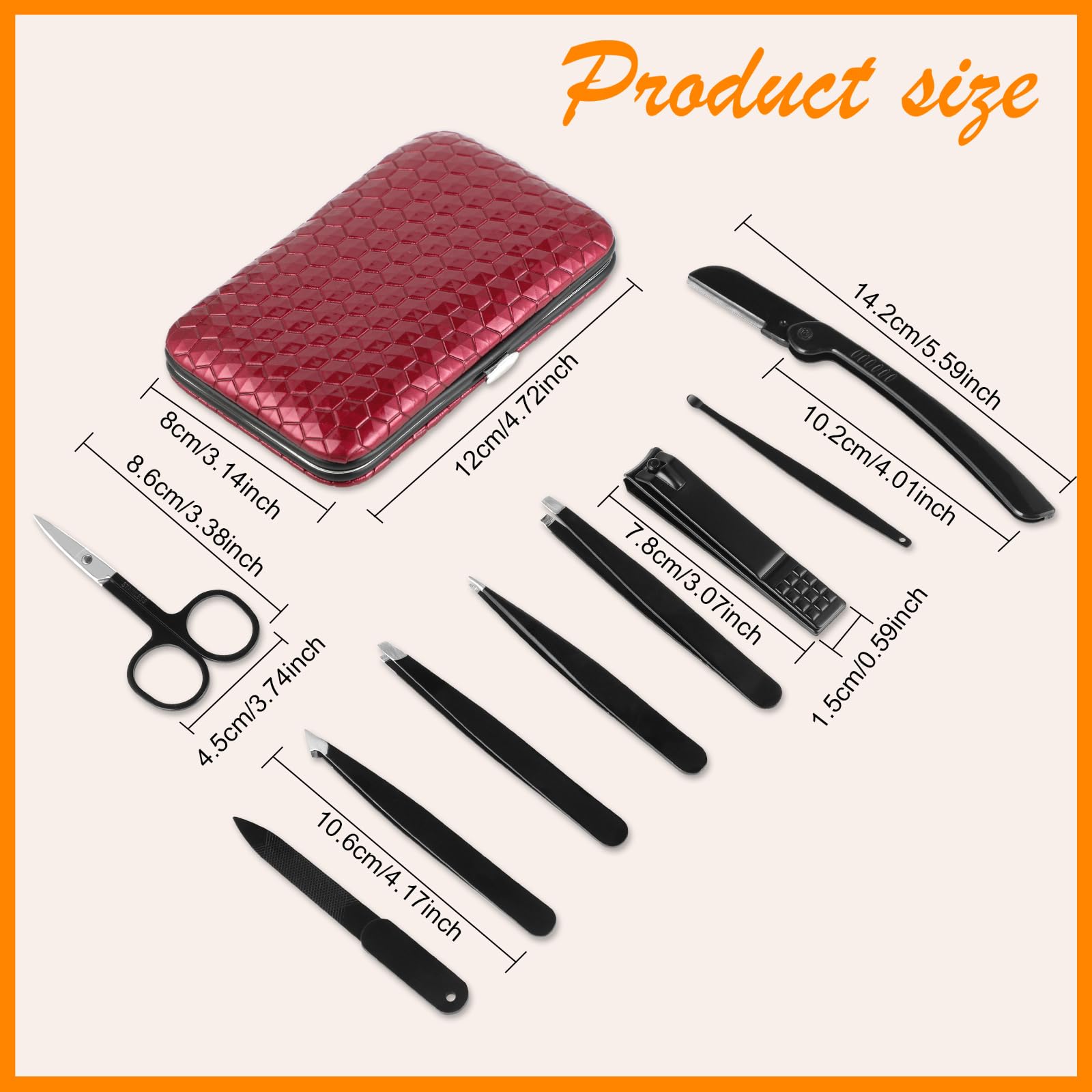 Pinces-sourcils Yougai en acier inoxydable, précision durable pour retouches rapides.