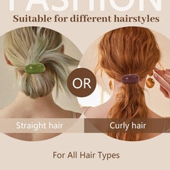 Yougeigy elastiques pour cheveux épais: solution durable pour chignons et queues de cheval.