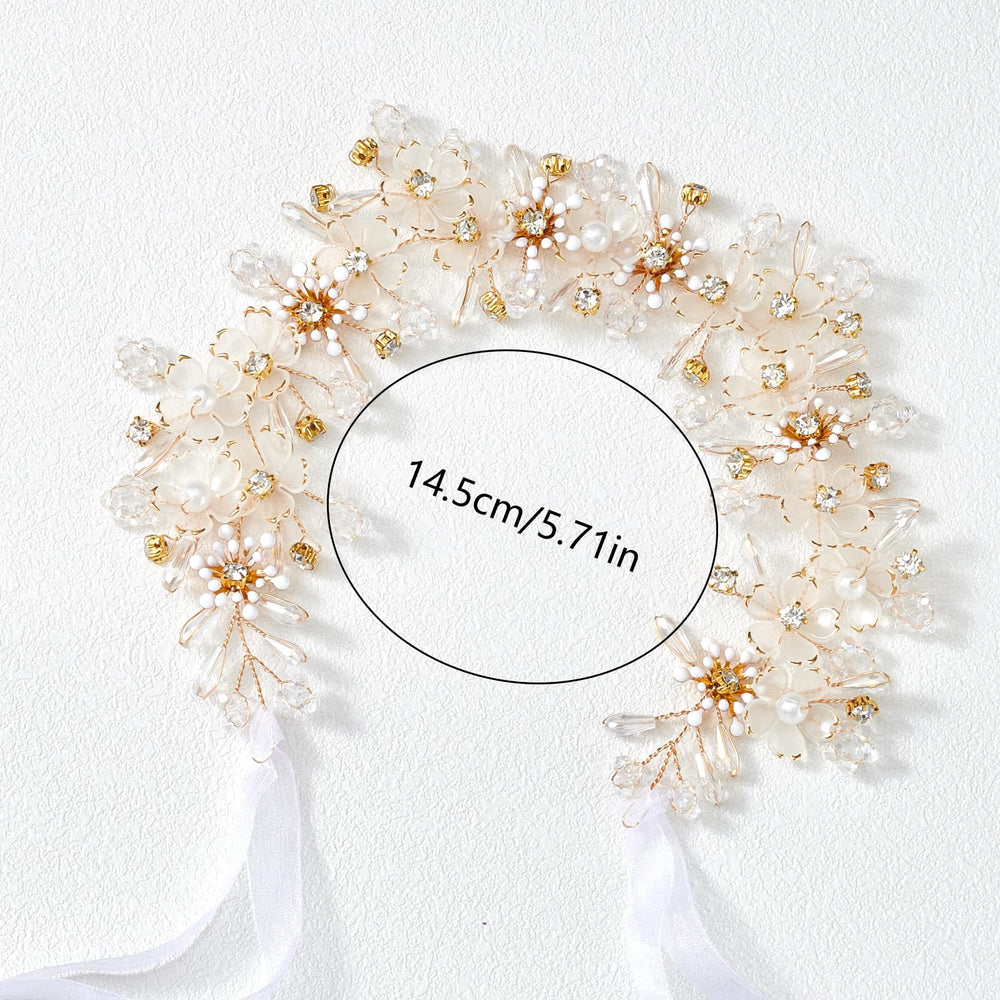 YOUlDIANZI couronne cheveux ruban réglable, ajustement confortable.