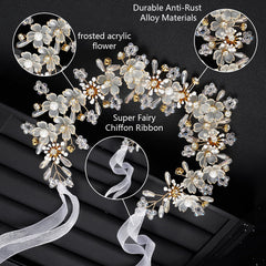 YOUlDIANZI couronne florale design creux, effet romantique.