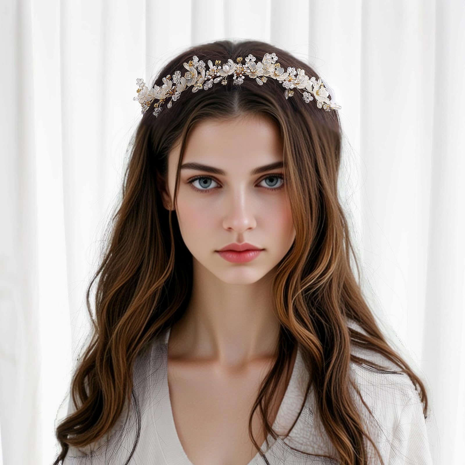 YOUlDIANZI perles et cristaux, brillance subtile pour fête ou photos.