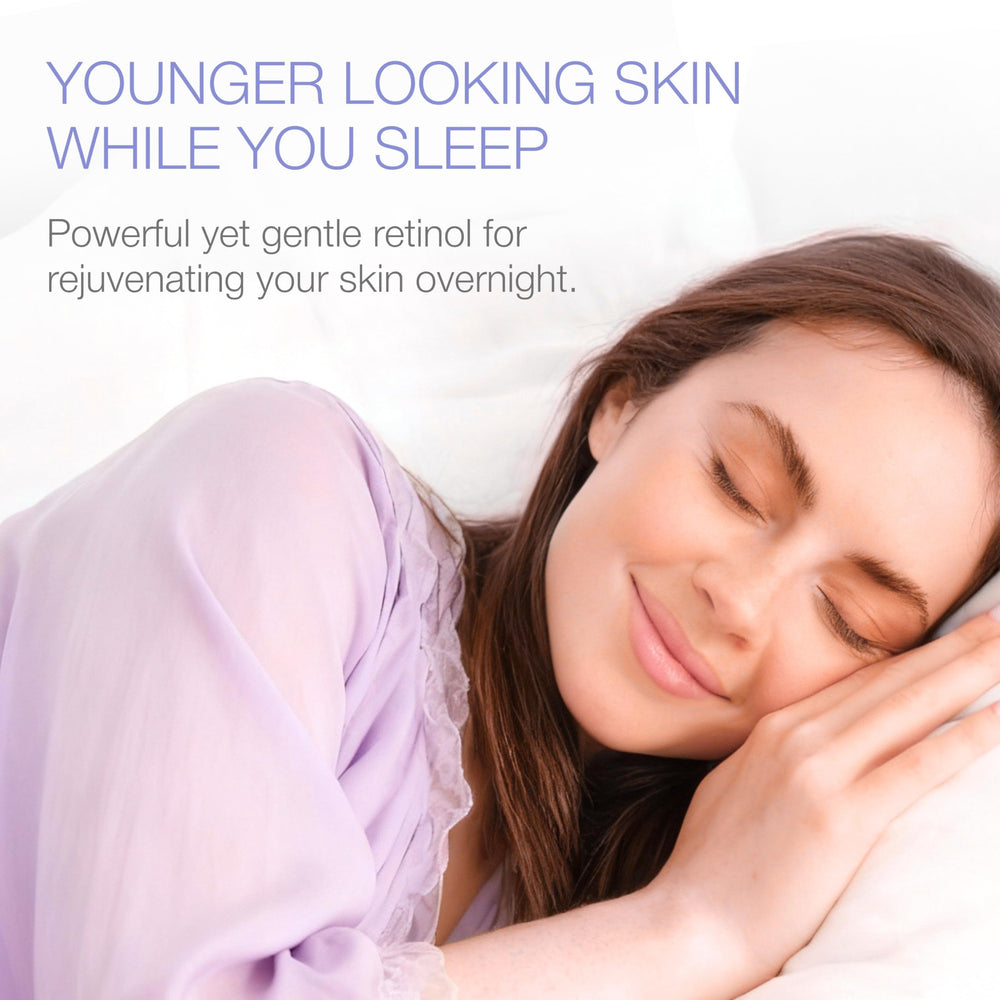 Texture riche et onctueuse de YOUN Beauty lors de l’application nocturne.