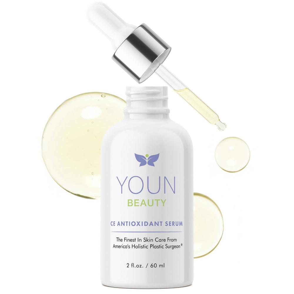 Sérum YOUN Beauty vitamine C 20% pour le visage, éclat et hydratation.