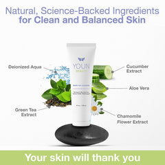 Ingrédient aloé vera du nettoyant YOUN Beauty, effet hydratant et apaisant.