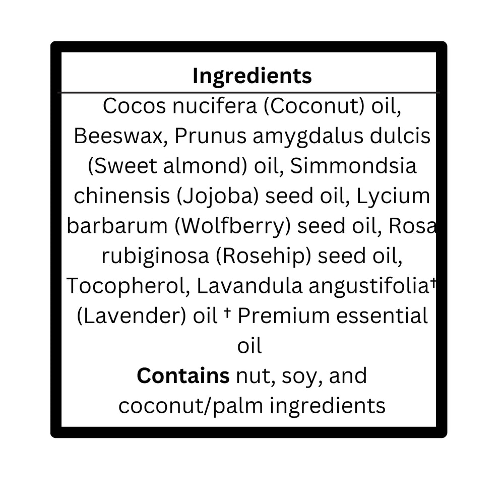 Soin quotidien des lèvres avec lavande apaisante de Young Living.