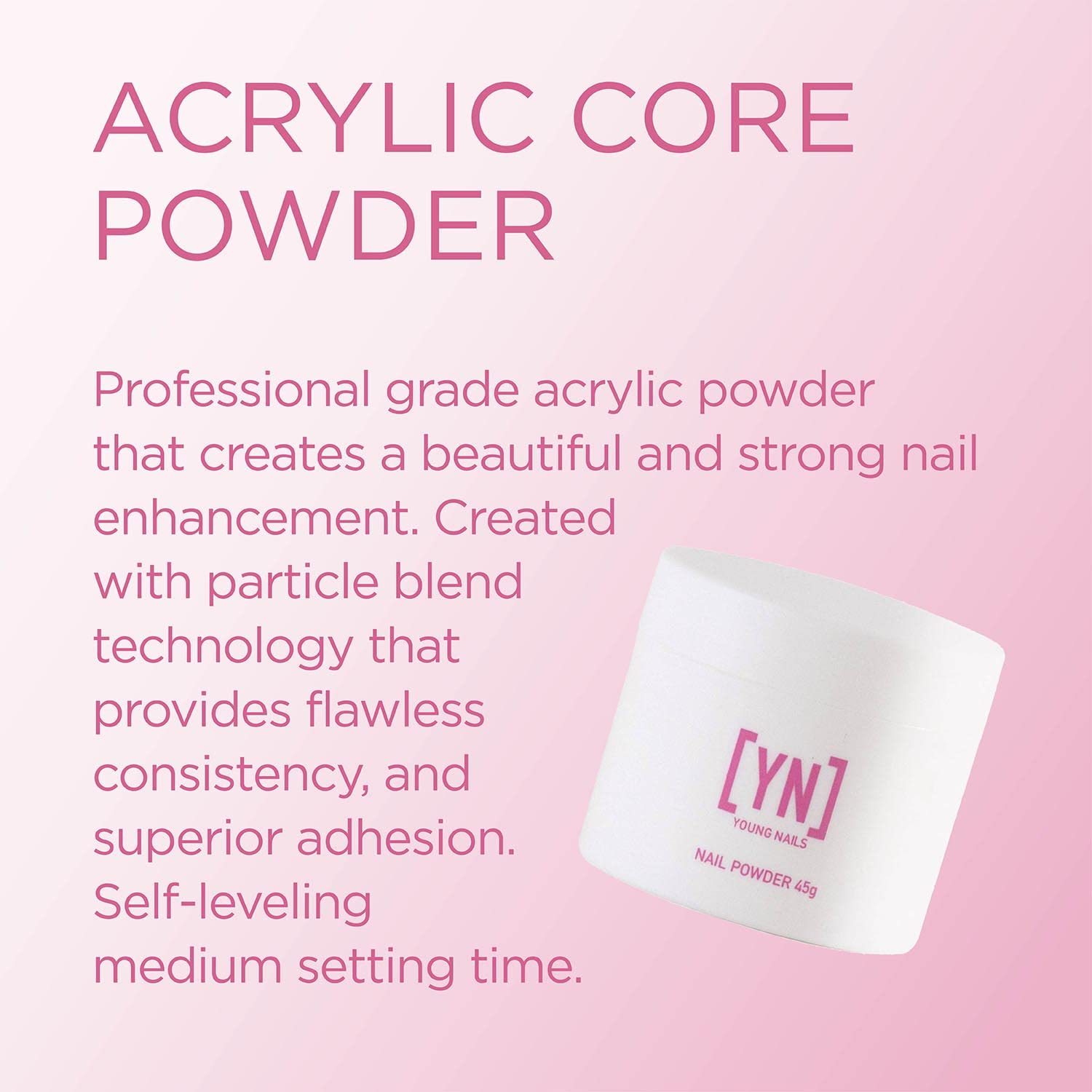 Young Nails Core Naturel pour des prolongements discrets et harmonieux.