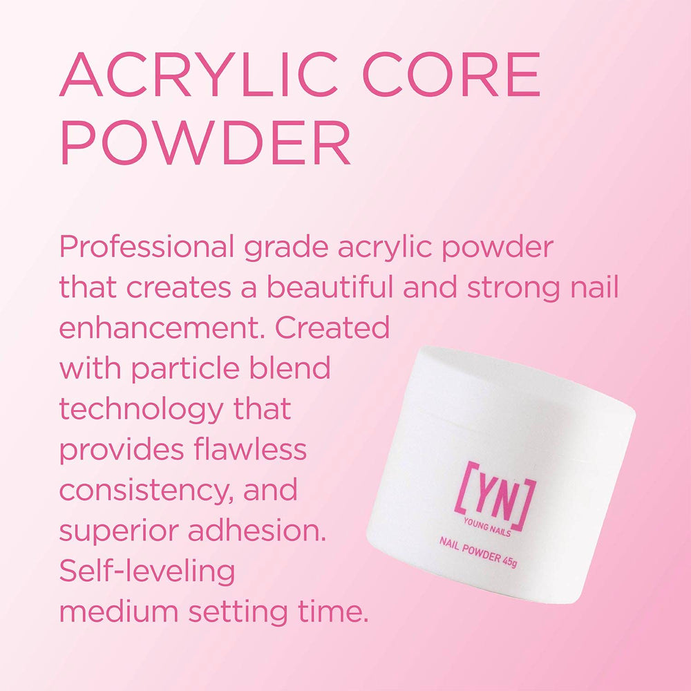 Young Nails Core Naturel pour des prolongements discrets et harmonieux.