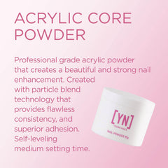 Young Nails Poudre Acrylique Core - Nude Naturel, résultat discret et élégant.