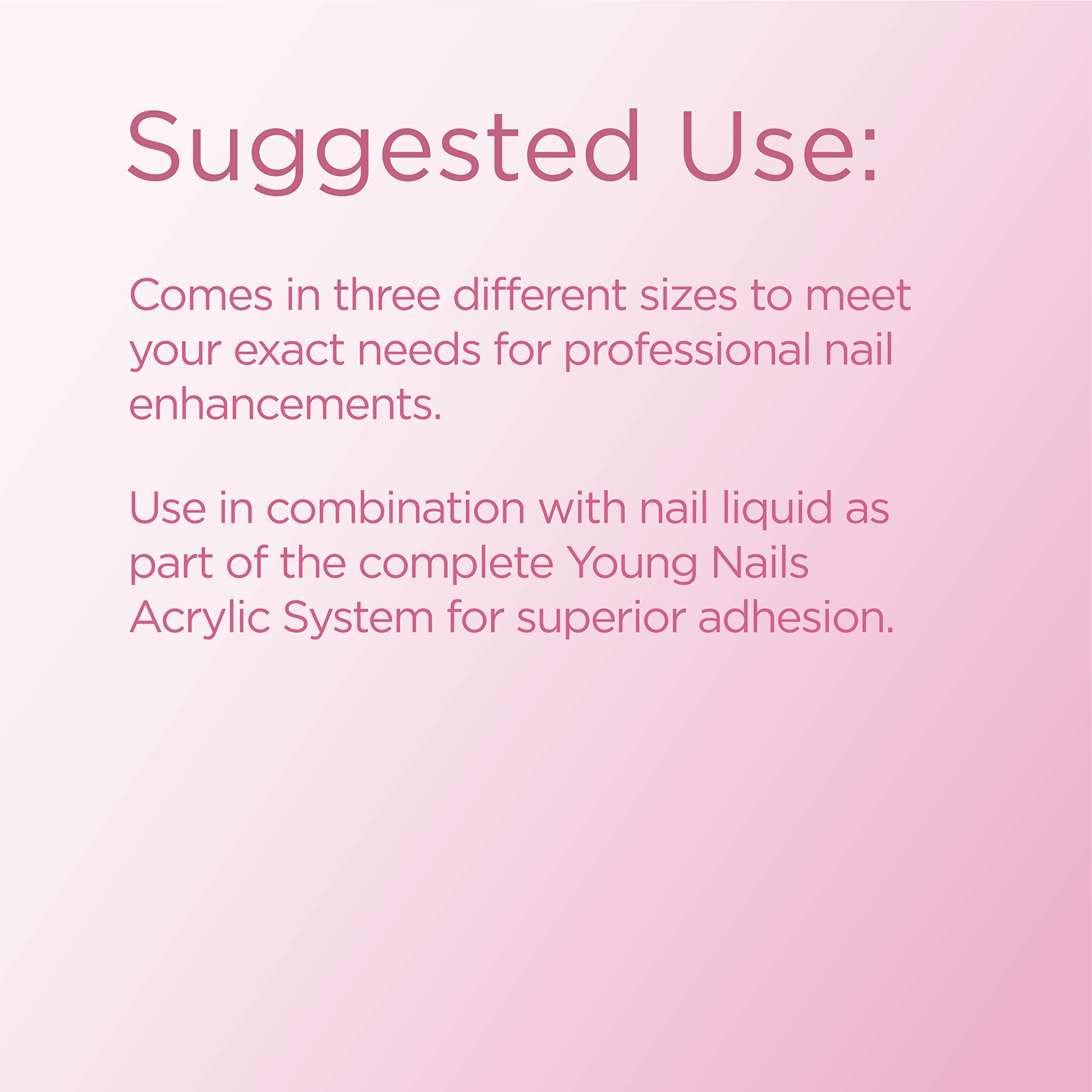 Young Nails Poudre Core Acrylique auto-nivellante pour une application fluide.