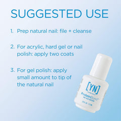 Young Nails Protein Bond favourise une adhérence durable pour gels et vernis sur ongles.