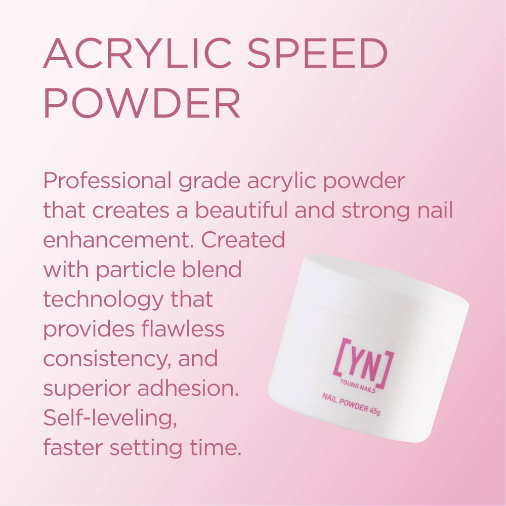 Young Nails technologie mélange particules assure une consistance parfaite.