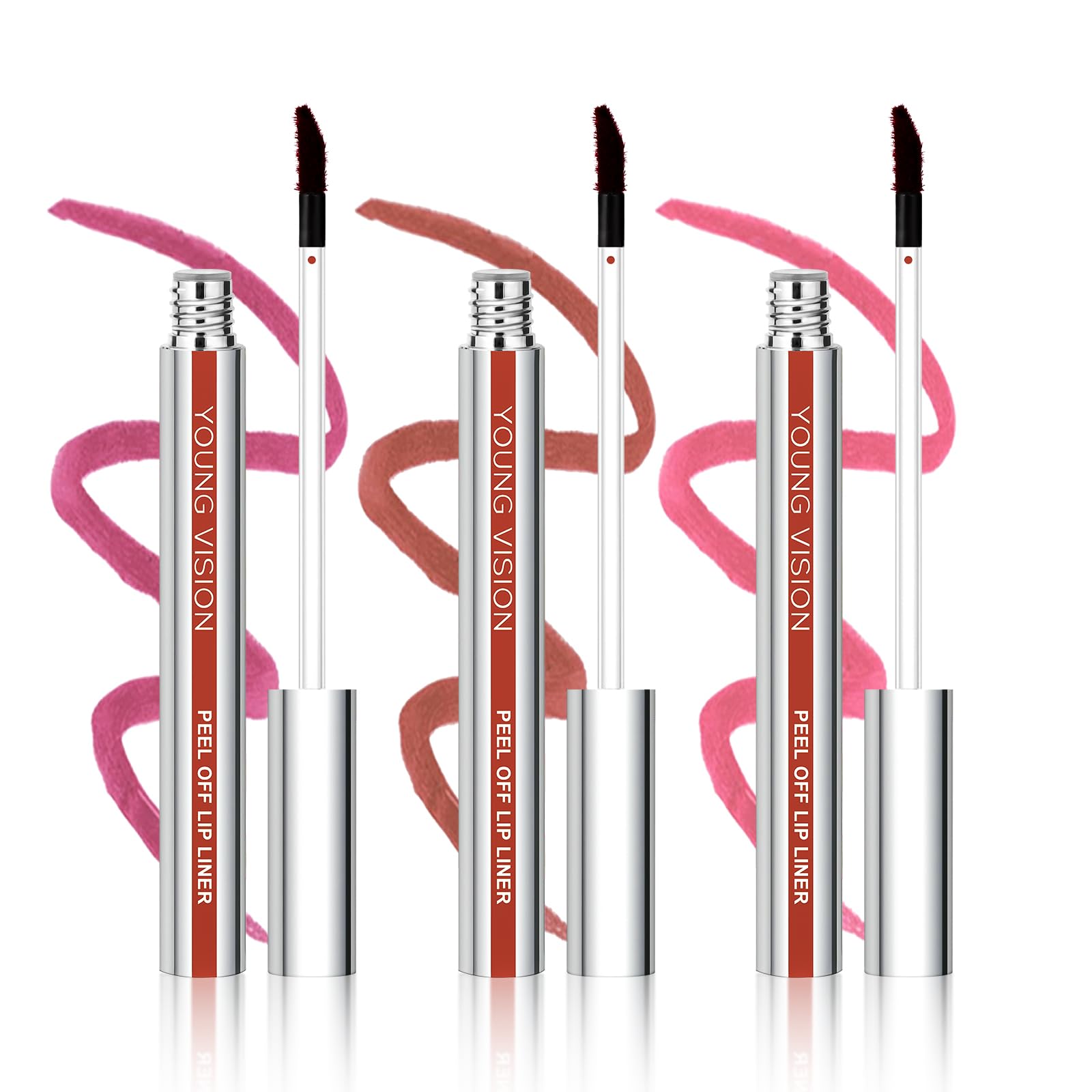 YOUNG VISION ensemble-crayons-levres-tatouage pour contour précis et durable.
