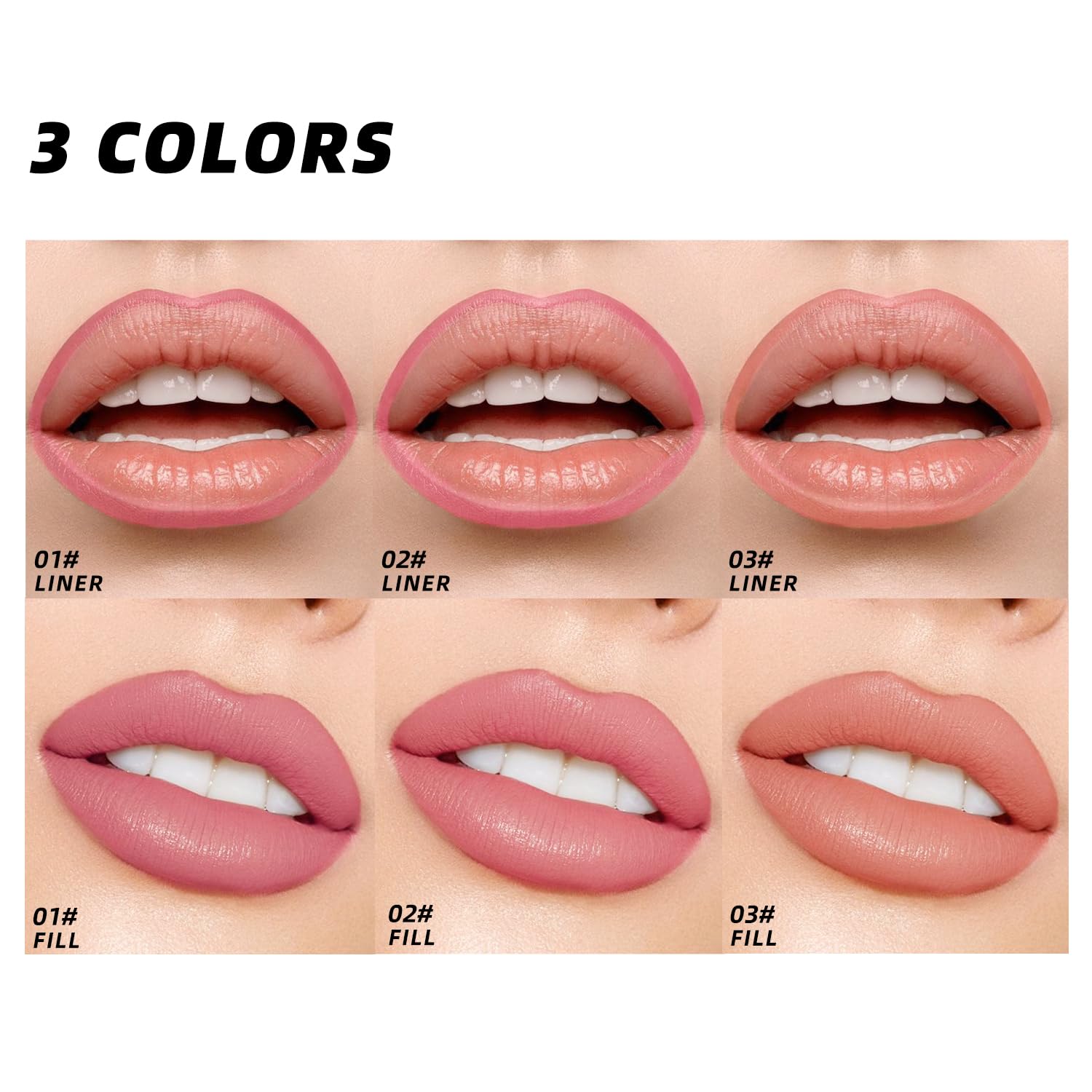 Coffret cadeau YOUNG VISION prêt à offrir pour des lèvres nude.
