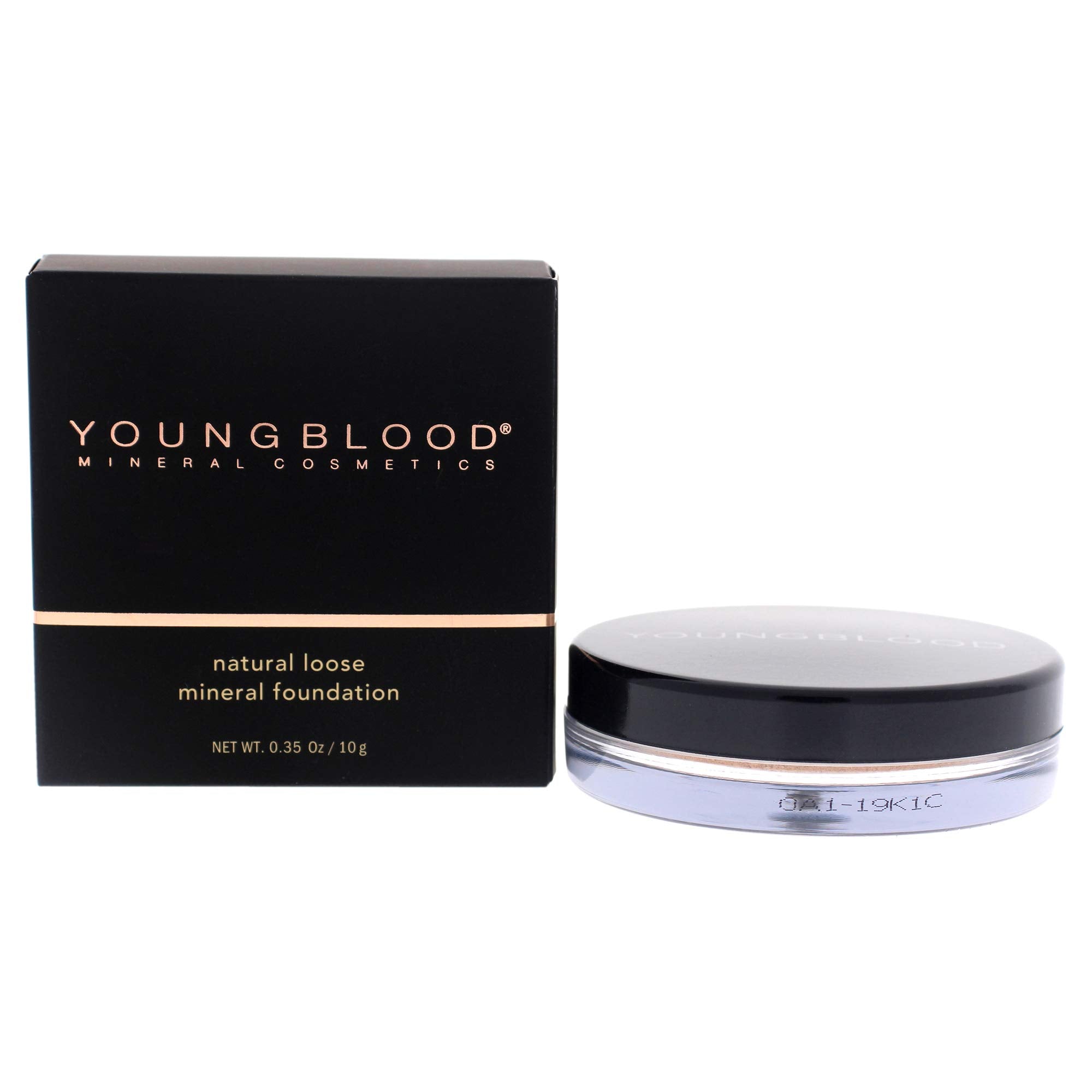 Poudre minérale libre Youngblood en teinte neutre pour un fini naturel et lumineux