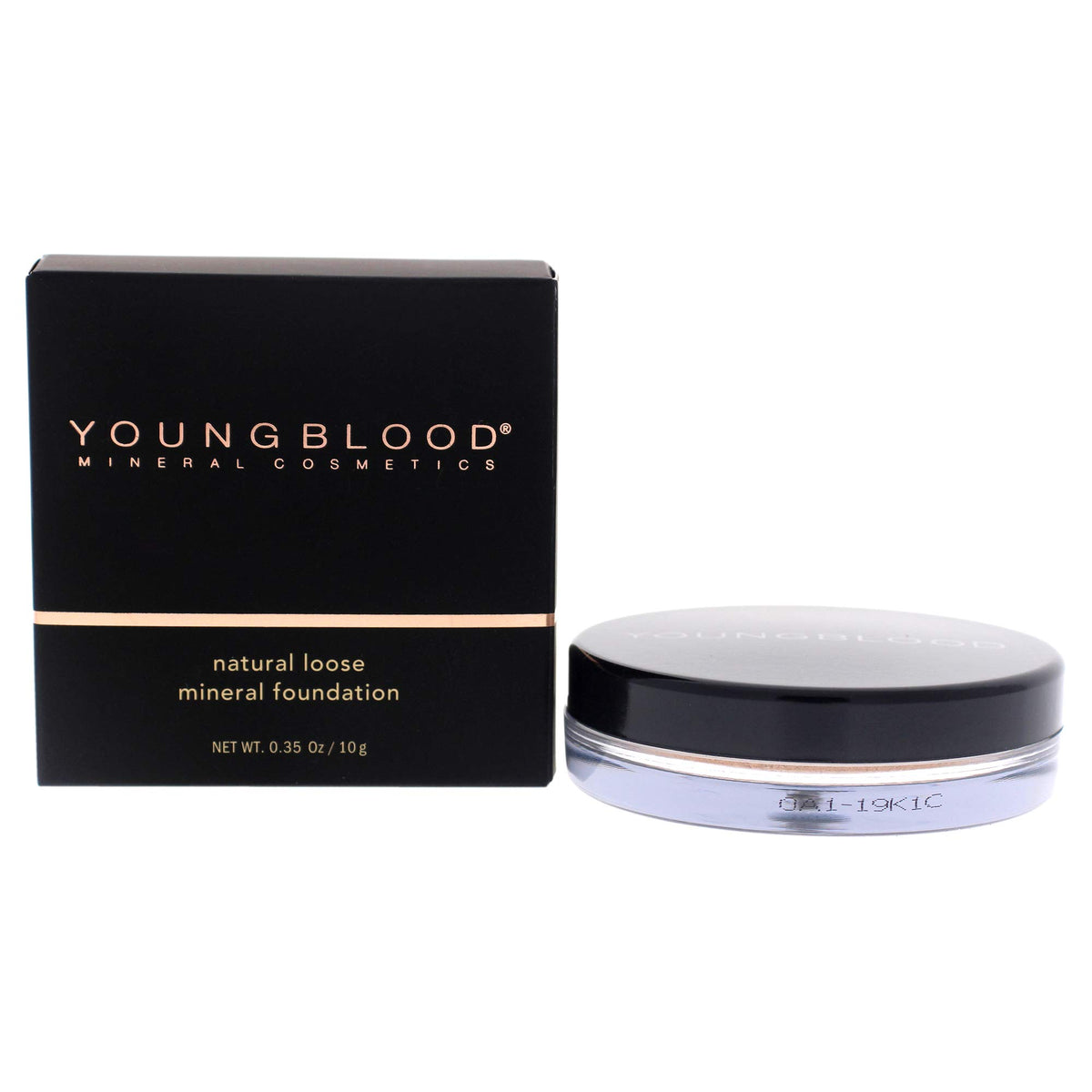 Poudre minérale libre Youngblood en teinte neutre pour un fini naturel et lumineux