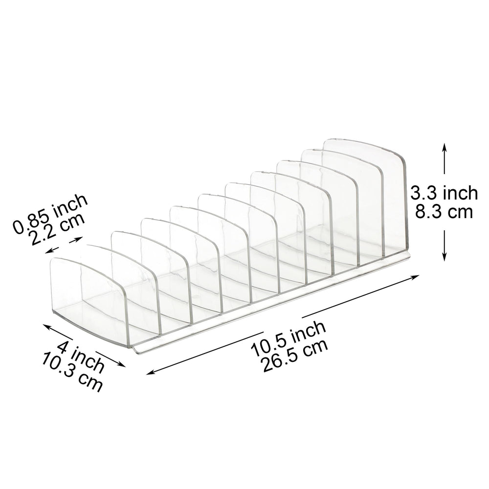 Boîte transparente Youngever pour palette maquillage, accès rapide