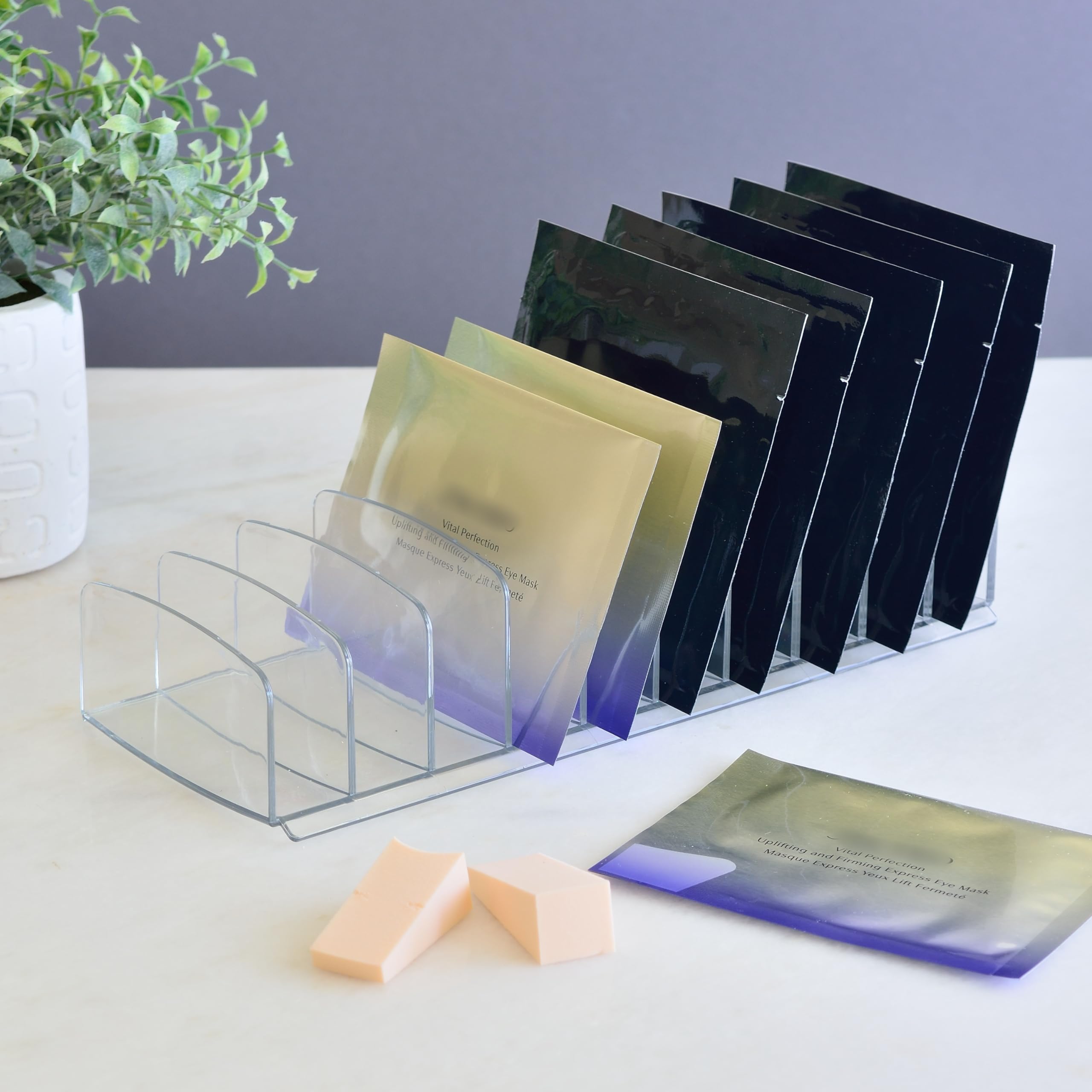 Rangement maquillage durable Youngever, sans BPA et facile à nettoyer