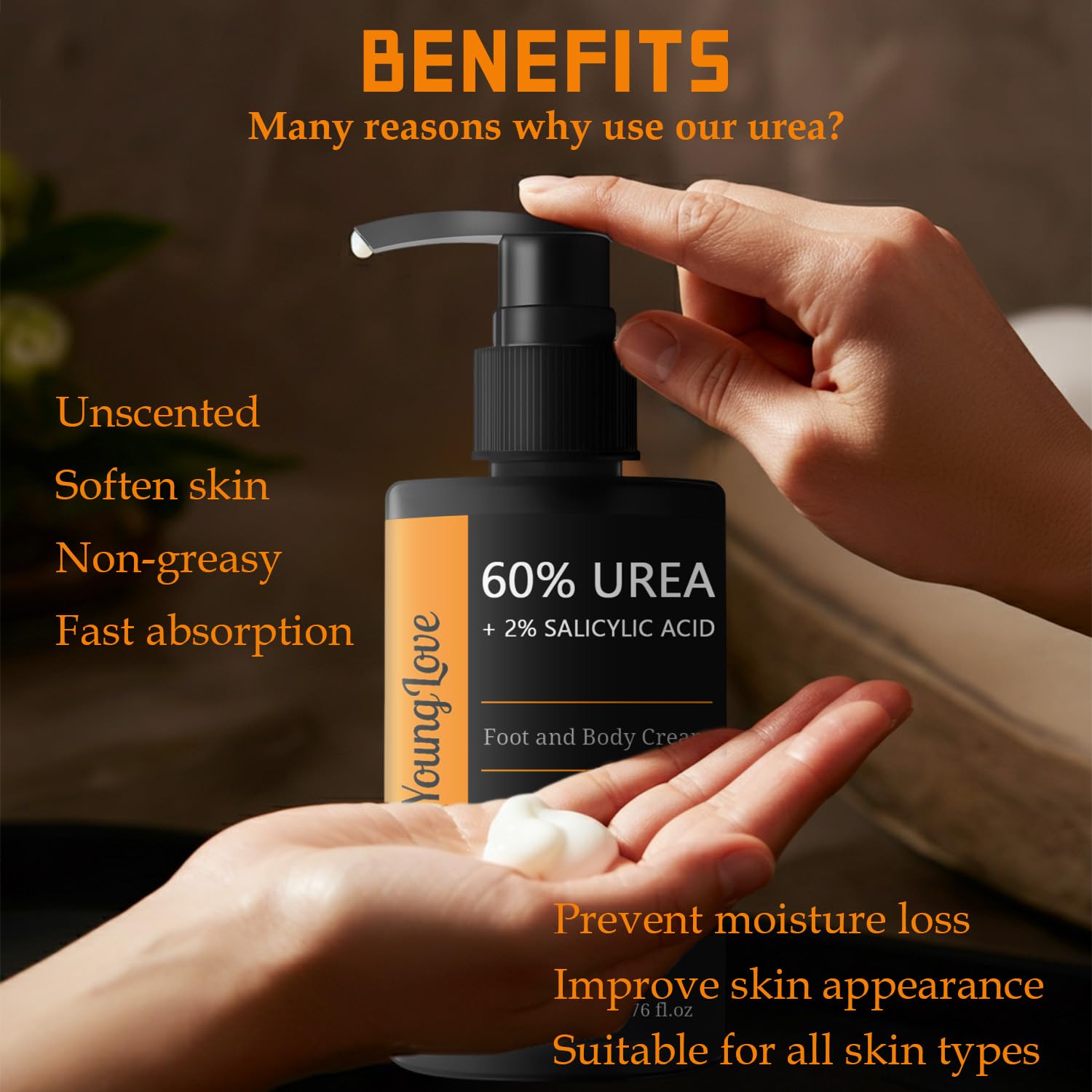 YOUNGYOUNGLOVE crème acide salicylique 2% pompe: exfoliation en douceur.
