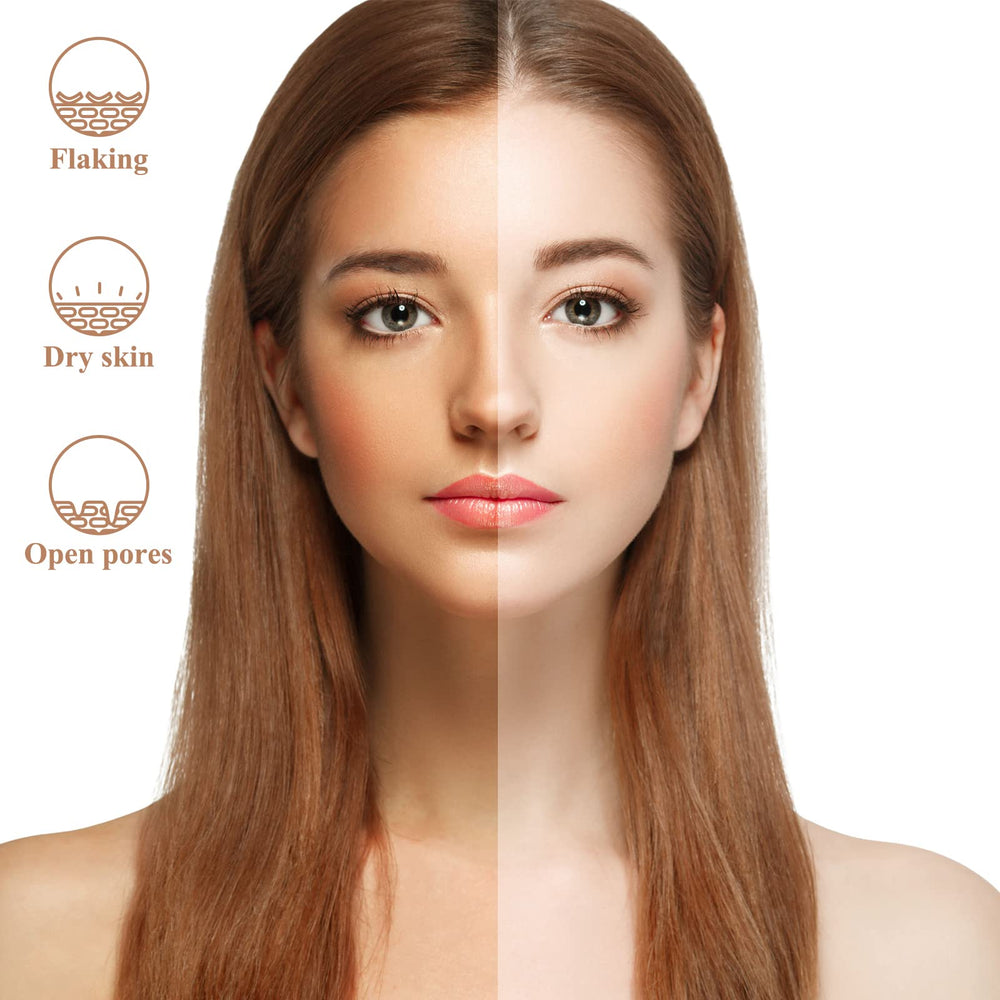 Buse réglable et aromathérapie pour une routine personnalisée.
