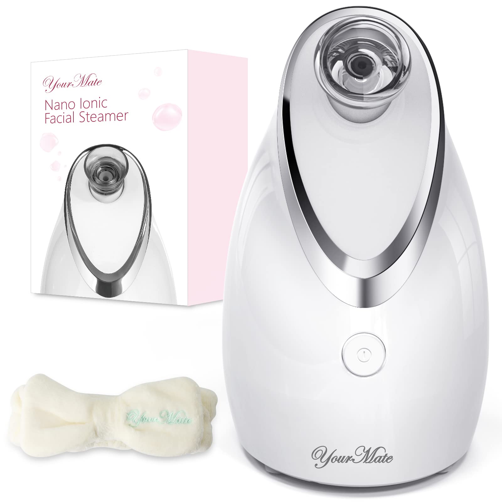 YourMate vaporisateur visage nano ionique pour hydratation en profondeur.